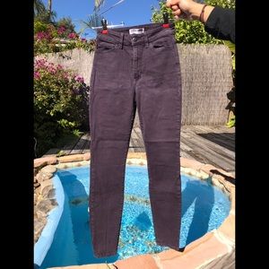 American Apparel high waisted jeans